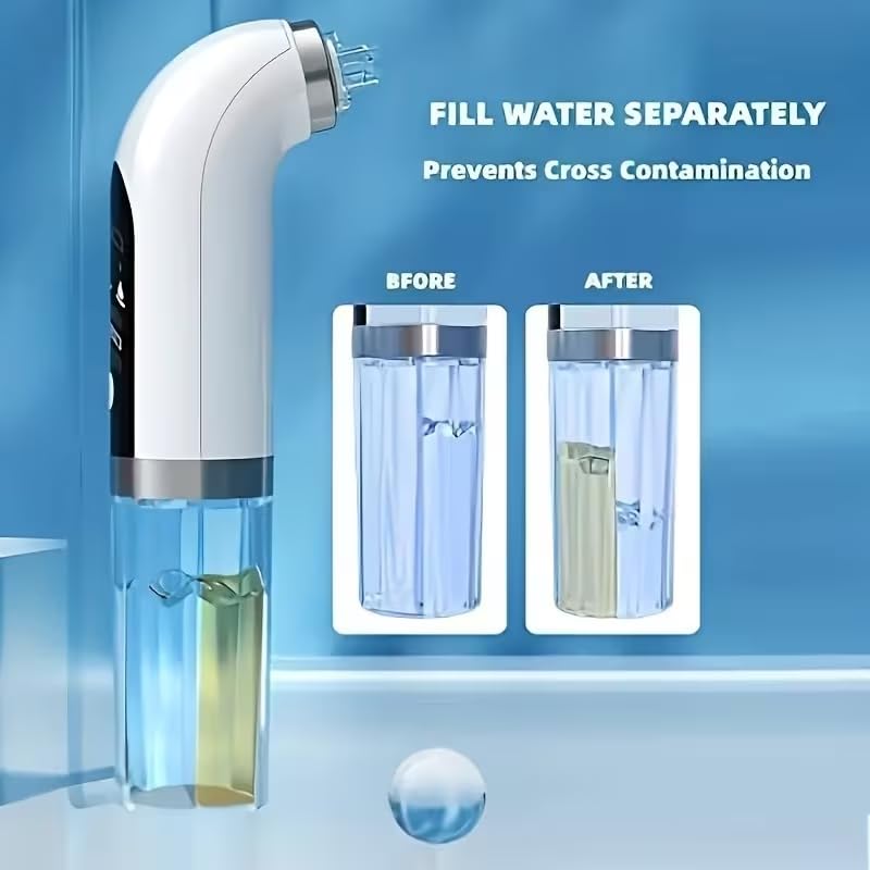 Ariie Pore Vacuum Blackhead Remover Kit with 6 Suction Heads & Adjustable Levels