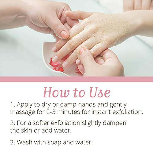 Gena Mani Spa Exfoliating Hand Sugar Scrub - Pink Grapefruit, 12 oz