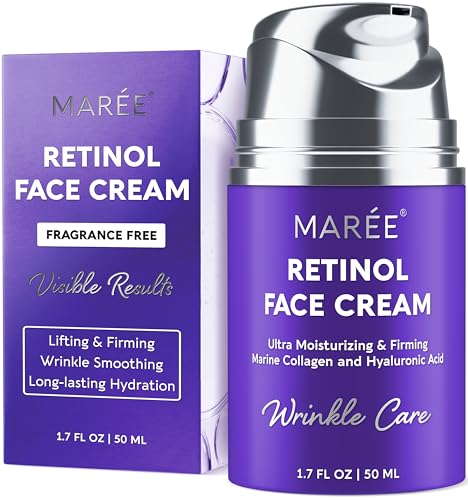 MAREE Retinol Face Cream with Hyaluronic Acid & Collagen