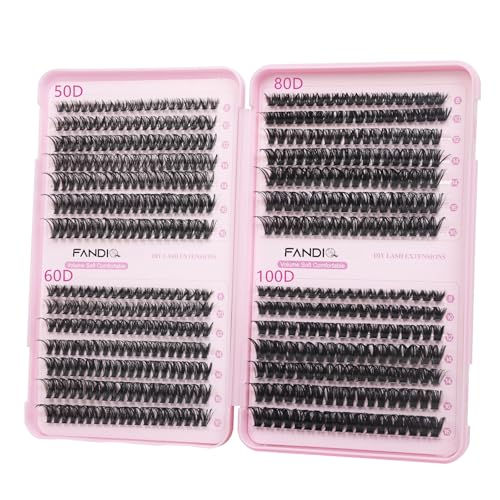 Cluster Eyelash Extensions Kit - 640PCS Volume Lashes