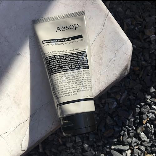 Aesop Redemption Body Scrub | Finely Milled Pumice and Aromatic Botanicals to Polish the Skin | 6.5oz / 180mL