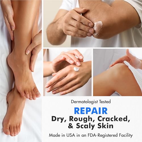 Ebanel Callus Remover Gel & 40% Urea Foot Cream Set for Dry Cracked Heels