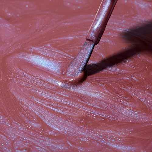 Dazzle Dry Mini Kit 4 Step System - School Spirit - A mauve with a blue shimmer. Full coverage shimmer. (5 Piece Kit / 5 Manicures)