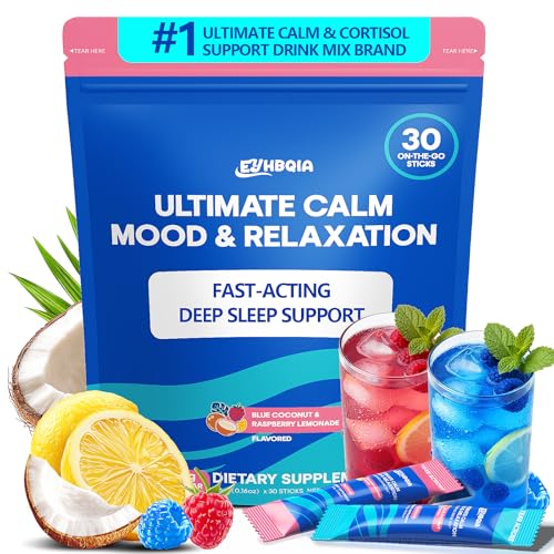 Calm Magnesium Drink Mix - Natural Stress Relief Supplement, 30 Servings