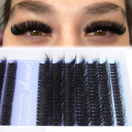 Geeneiya Mink Lash Clusters 10-18MM 280Pcs DIY Extensions