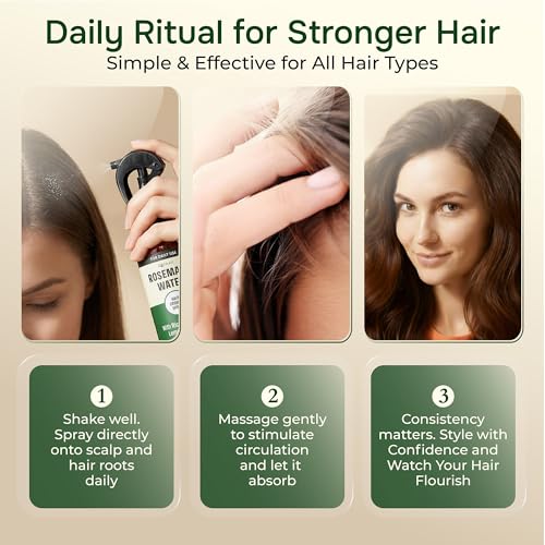 Rosemary Water Spray for Hair Growth & Thickening - 4oz