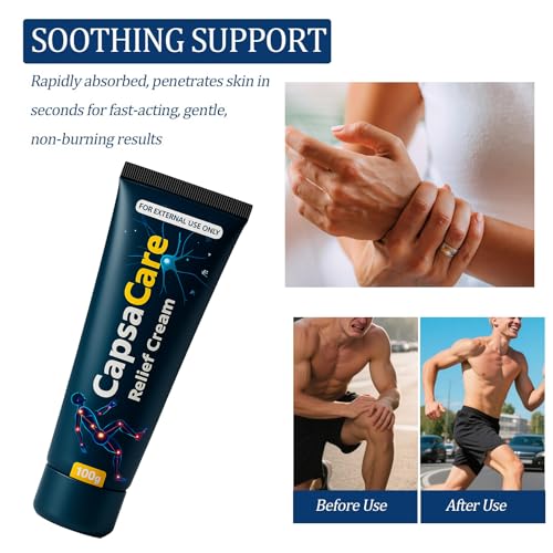 CapsaCare Neuropathy Relief Cream with Capsaicin & Arnica
