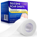 New Transparent Silicone Scar Sheets(1.6¡± x 120¡±Inch - 3M),Away Scar Tape,Scar Strips, Reusable, Professional Scar Removal Sheets for C-Section, Surgery, Burn, Keloid, Acne et, Scar Patch.