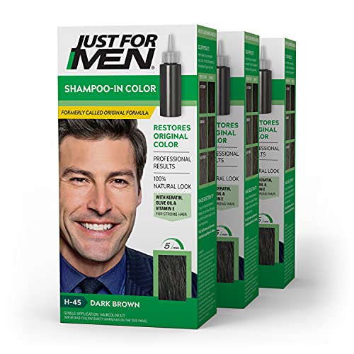 Just for Men Shampoo-In Hair Color Dark Brown H-45