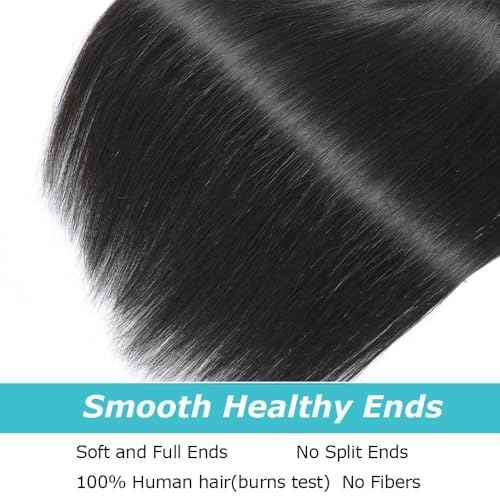 Straight Hair Bundles 13A Brazilian Virgin Human Hair Bundles Straight 28Inch 100% Unprocessed Virgin Hair Human Hair Bundles