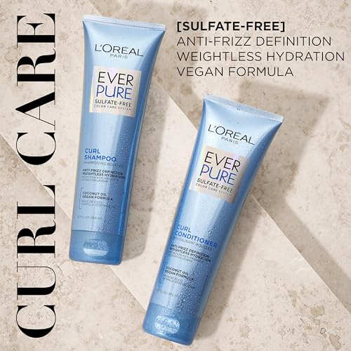 L'Oreal Paris EverPure Curly Hair Shampoo & Conditioner Set