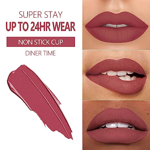 Matte Liquid Lipstick Set - 3 Colors Long Lasting Smudge Proof