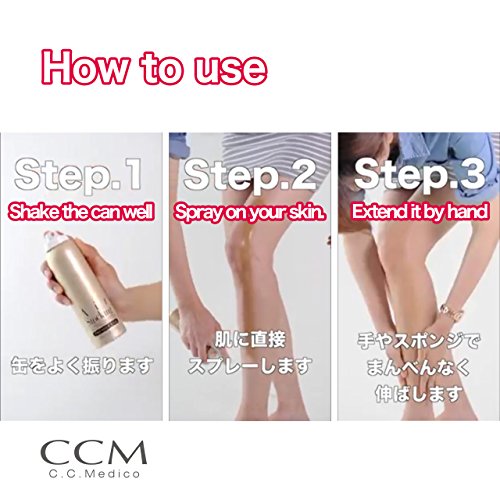 AirStocking Leg Foundation Spray Light Natural 120g