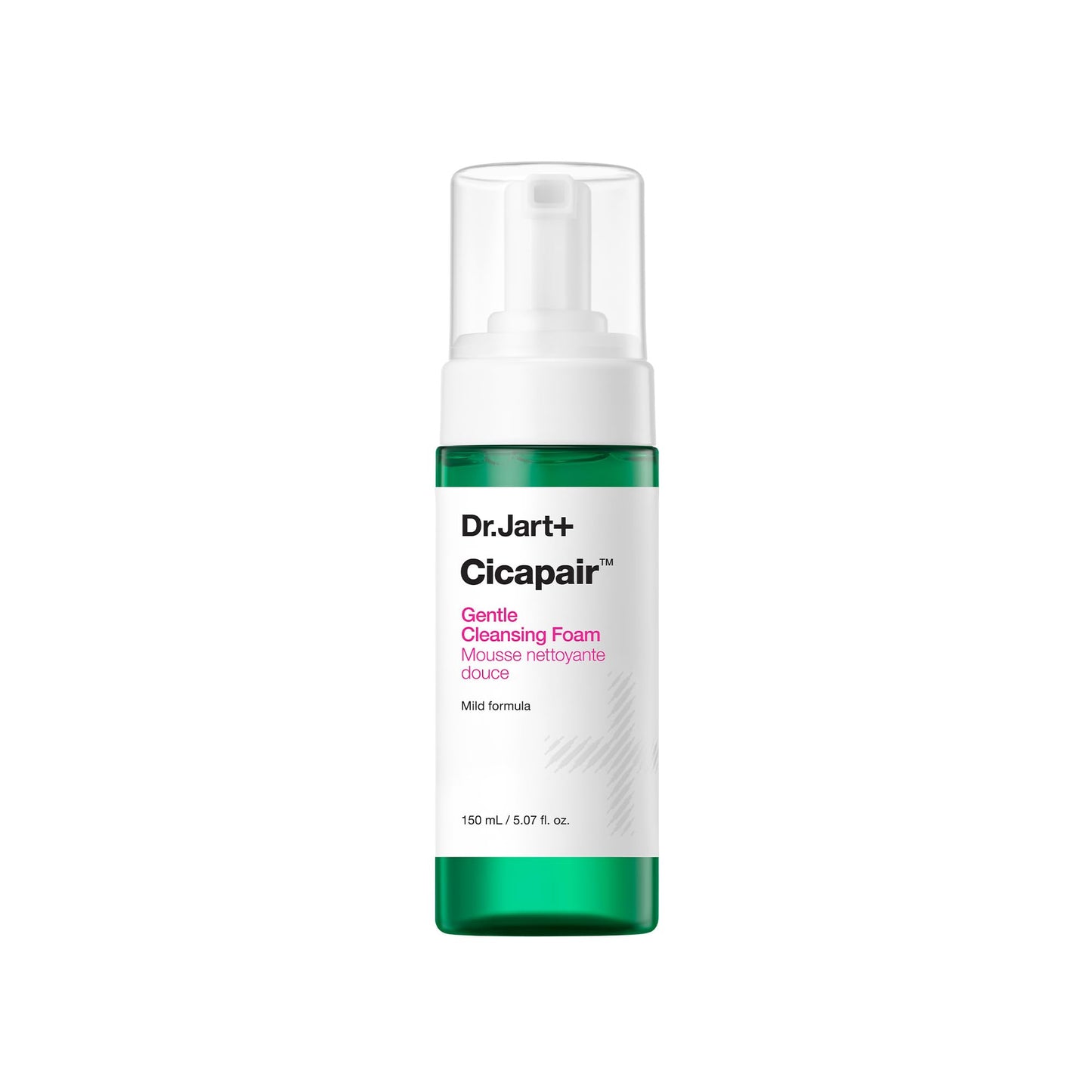 Dr.Jart+ Cicapair Gentle Foam Korean Face Wash Cleanser for Sensitive Skin with Centella Asiatica | Korean Skin Care, 5.07 Fl Oz