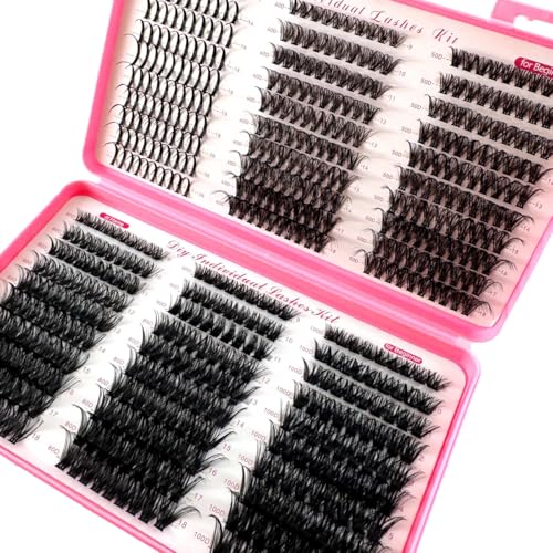 Eyelash Extension Clusters 500Pcs 8-16mm Mix Density
