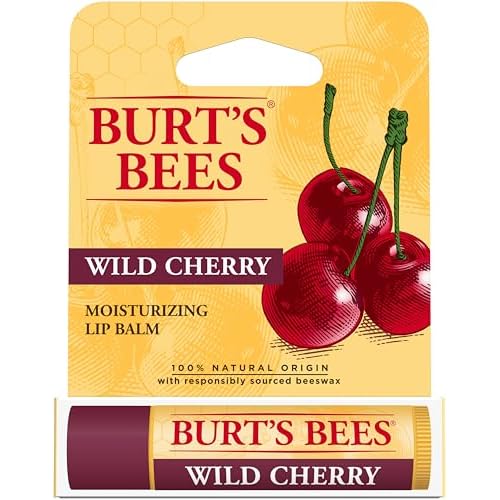 Burt's Bees Moisturizing Lip Balm, Wild Cherry, 0.15 Ounce