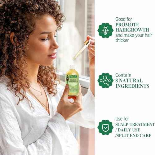 Coconut and Rosemary Hair Thermal Protector Spray with Nourishing Oil - Heat Protectant Organic Formula for Heat Protection and Hair Growth - 2 Pack