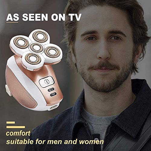 Painless Electric Razor for Women, Rechargeable Waterproof Electric Shaver, Cordless Hair Remover for Legs Face Lips Bikini Body Trimmer - As Seen On TV (Upgraded)