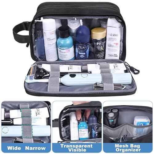 Hygiene Bag Tactical Inspired Mens Toiletry Shower Shave Kit Grooming Bag for Travel YKK Zippers Water-resistant Fabric Military Molle