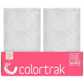 Colortrak Embossed Sheets Silver Aluminum Foil Pop-up Dispenser, 1000 Pre-cut Sheets Non-slip Textured for Hair Foil Coloring and Highlighting Applications, Silver, 5 x 11