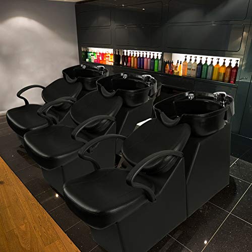 Polar Aurora Backwash Barber Chair with ABS Shampoo Bowl