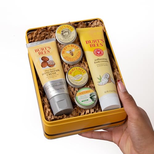 Burt's Bees Classics Gift Set - 6 Natural Skin Care Products in Tin