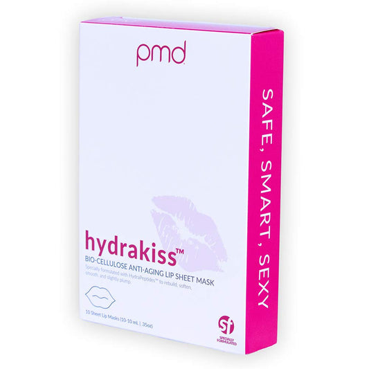 PMD Hydrakiss Bio-Cellulose Anti-Aging Lip Sheet Mask, 10 Count (Pack of 1)