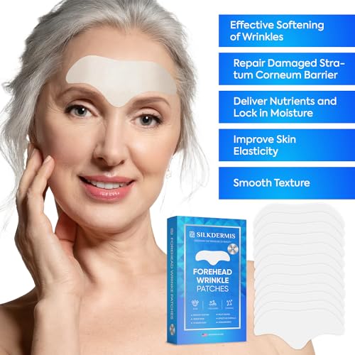 Forehead Wrinkle Patches with Collagen & Aloe - 12 Count