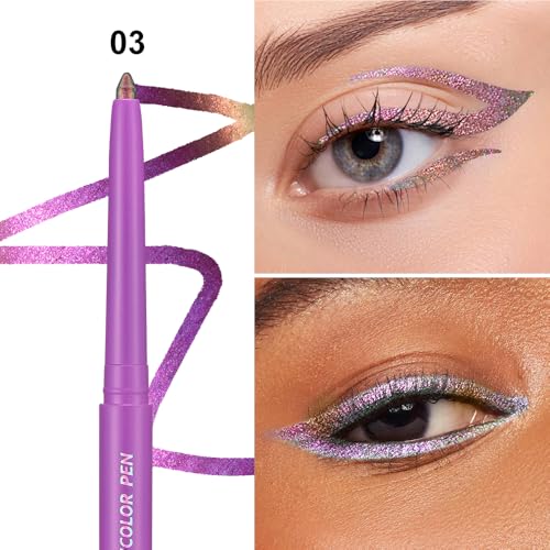 Chameleon Eyeliner Pencil Set 6 Pack - Color Shifting Multichrome