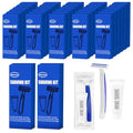 Shave Kit in Bulk Twin Blade Razors with Protective Cap,Disposable Razors in Bulk Shaving Cream for Hotel, Airbnb, Homeless, Shelter, Camping and Travel (120)