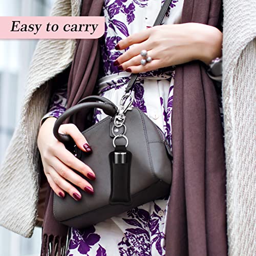 Chapstick Holder Lip Balm Sleeves Pouch Portable Lipstick Lip Gloss Holder Bags With Clip for Women