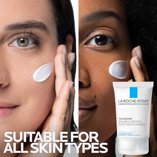 La Roche-Posay Toleriane Double Repair Face Moisturizer Pack of 2 - Hydrating & Fragrance-Free, All Skin Types