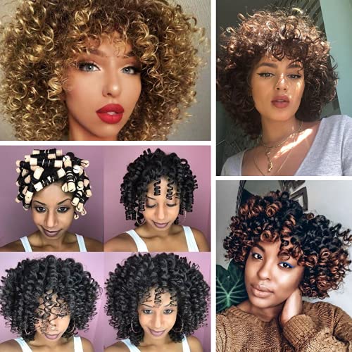 Large Hair Perm Rod Set for Natural Curling - 40 Beige Long & Short Hair Curlers