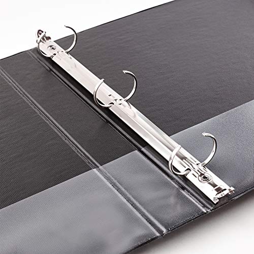 Avery Economy View 3 Ring Binder, 1.5" Round Rings, 1 Black Binder (05725)