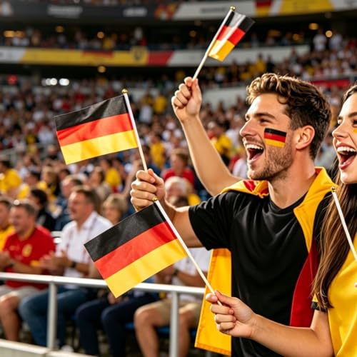 Germany Flag 2026 World Cup with Temporary Tattoos
