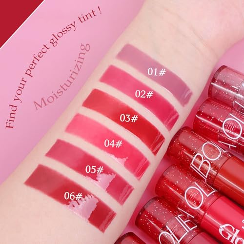 Glass-Like Lip Gloss - Hydrating, Non-Sticky, Plumping