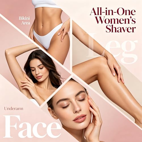 2-in-1 Bikini Trimmer & Body Shaver - Waterproof, Cordless, Pink