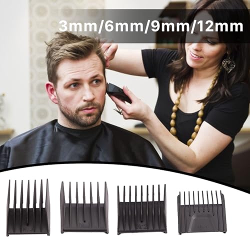 Barber Professional Universal Hair Clipper Limit Comb Replacement Cutting Guide Comb for Moser 1400 Series£¨4Pcs/Set £©
