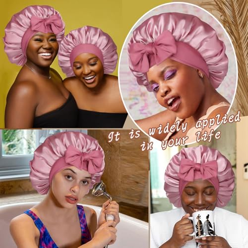 Satin Sleep Bonnet for Curly Hair - Double Layer Night Cap