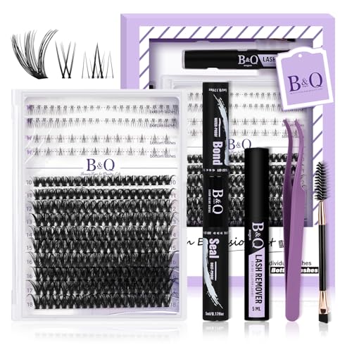 B&Qaugen Eyelash Extension Kit - Upper & Bottom Lashes 10-18mm