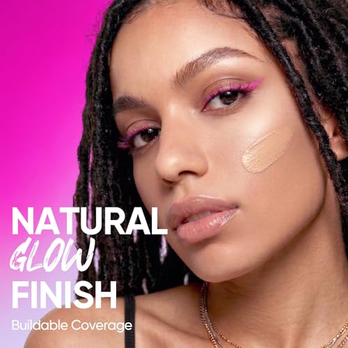 SKINTIFIC Cover Glow Cushion Foundation - Radiant Finish, Medium-to-High Coverage, Hydrating Peptide #04 Beige
