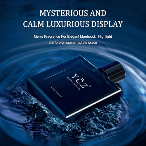 Ycz Midnight Marine Eau De Parfum for Men 100ml - Long Lasting Fresh Marine Scent