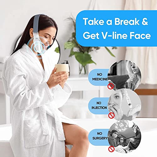 V Line Face Lift Massager with Blue Light - Double Chin Reducer