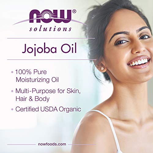 NOW Solutions Organic Jojoba Oil 4oz - Pure Skincare & Hair