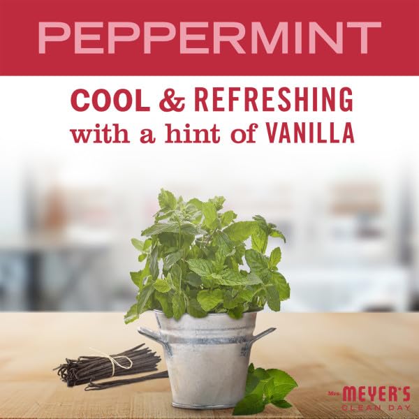 Mrs. Meyer's Peppermint Liquid Hand Soap - 12.5 Fl Oz (Pack of 4)