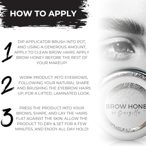 Brow Honey Eyebrow Gel by Baezilla - Waterproof Lamination Wax