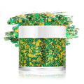 St Patrick's Day Green Glitter Gel Face Body Makeup