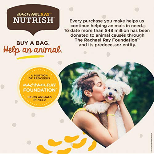 Rachael Ray Nutrish Premium Natural Dry Dog Food with Added Vitamins, Minerals & Taurine, Real Chicken & Veggies Recipe, 6 Pounds (Packaging May Vary)