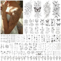 Celaza 61 Sheets Temporary Tattoos for Women, 275 Styles