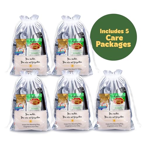 Homeless Care Package Kit (5-Count) with Hygiene & Food